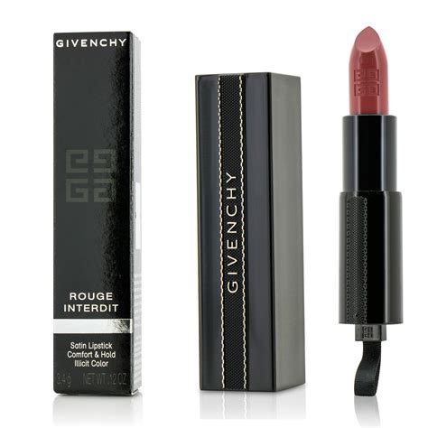 givenchy rouge interdit lipstick 06rose nocturne ean|givenchy universal black lip balm.